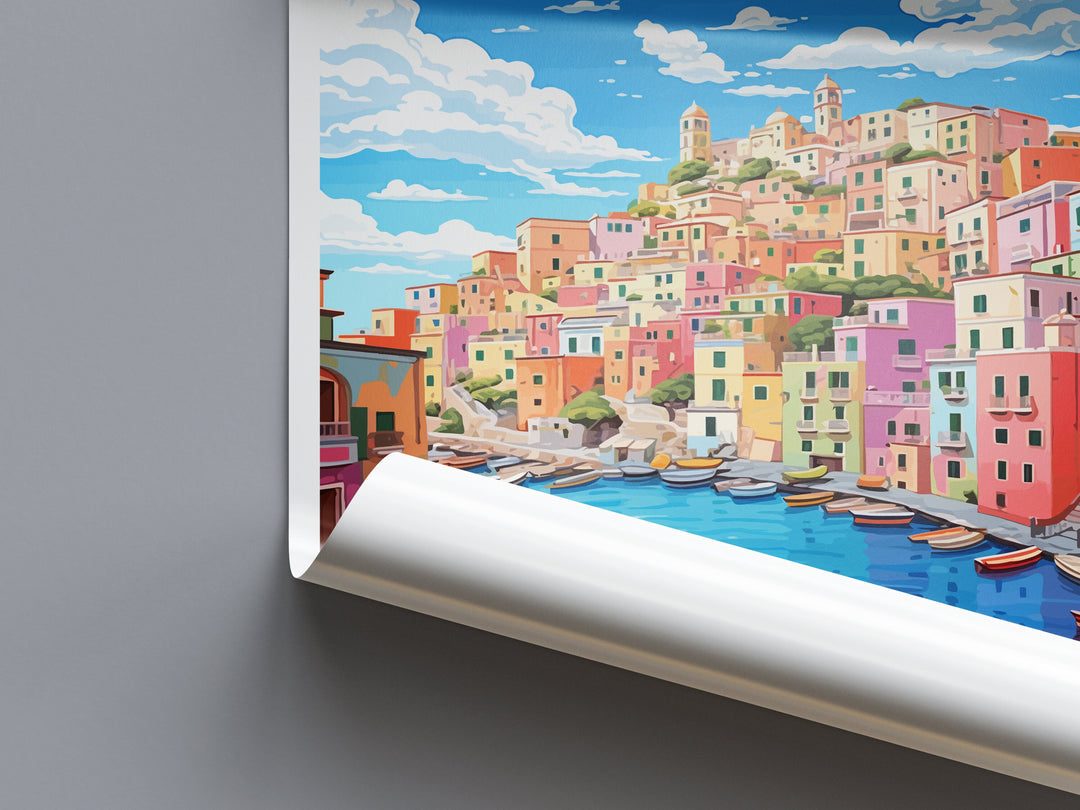 Ponza Travel Print Wall Art Ponza Wall Hanging Home Décor Ponza Gift Art Lovers Italy Art Lover Gift Ponza Print Italy Wall Art Decor