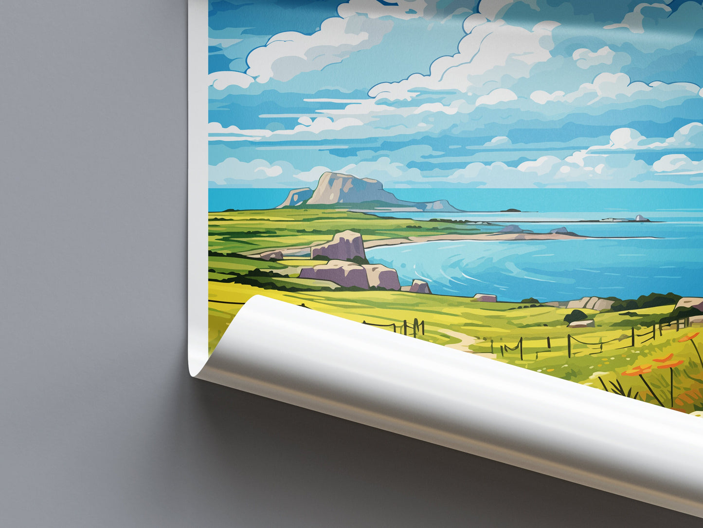Isle Of Rum Travel Print Wall Art Isle Of Rum Wall Hanging Home Décor Isle Of Rum Gift Art Lovers Scotland Art Lover Travel Gift