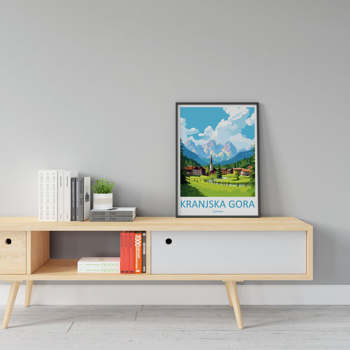 Kranjska Gora Travel Print Kranjska Gora Home Décor Slovenia Art Print Kranjska Gora Wall Print For Gift Wall Hanging Art Travel Slovenia