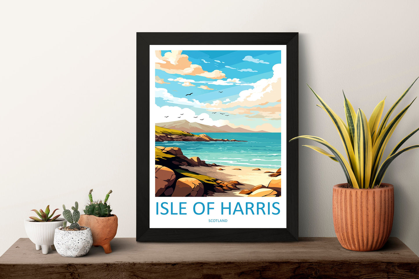 Isle Of Harris Travel Print Wall Art Isle Of Harris Wall Hanging Home Décor Isle Of Harris Gift Art Lovers Scotland Art Lover Gift Isle Art