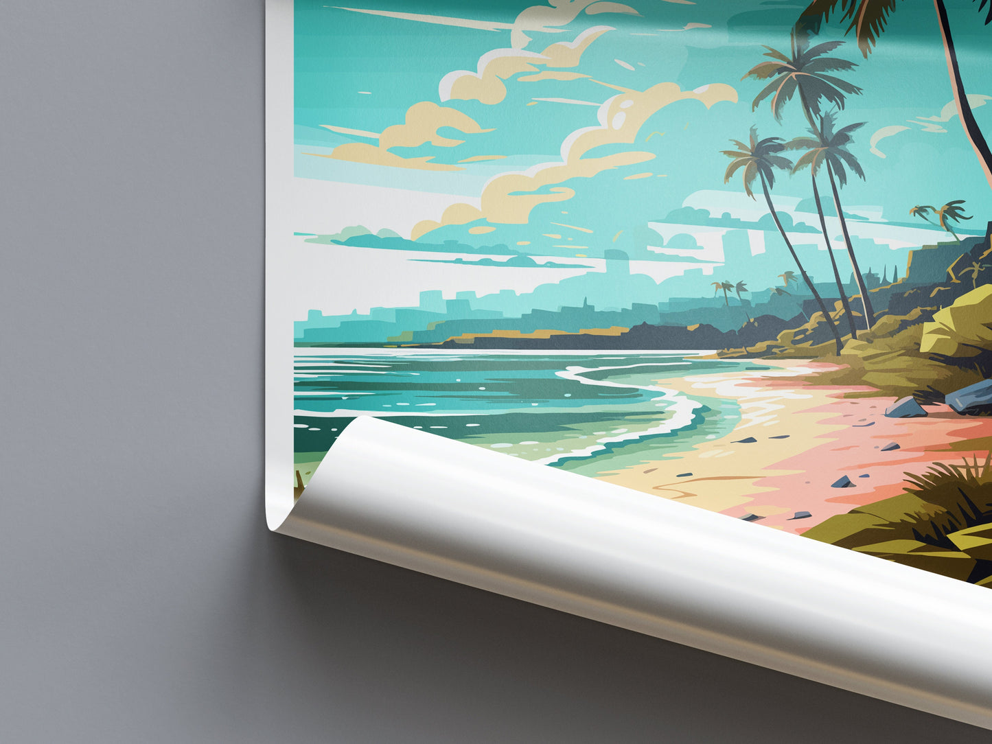 Boca Chica Travel Print Wall Art Boca Chica Wall Hanging Home Décor Boca Chica Gift Art Lovers Texas Art Lover Gift Texas Travel Print