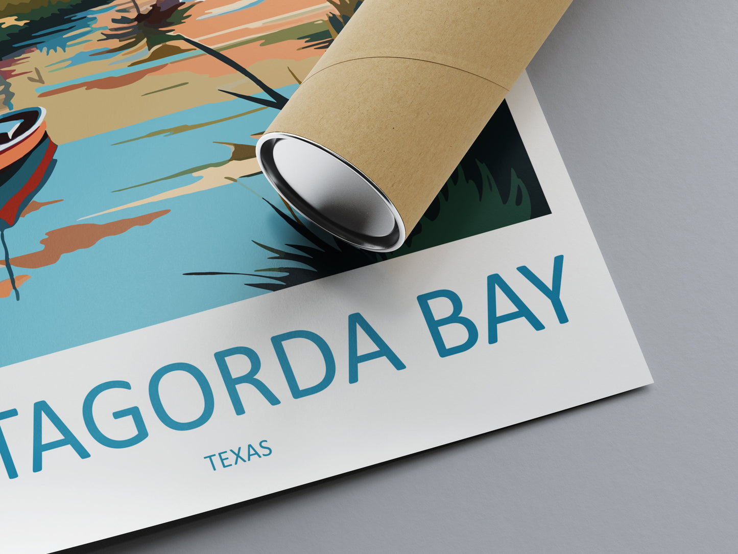 Matagorda Bay Travel Print Wall Art Matagorda Bay Wall Hanging Home Décor Matagorda Bay Gift Art Lovers Texas Art Lover Gift Texas