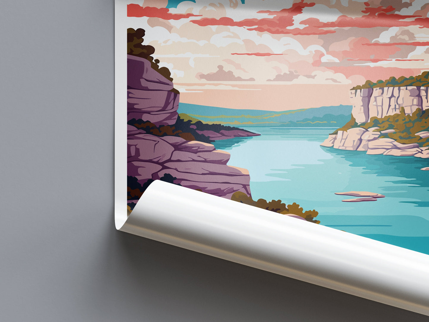 Mount Bonnell Travel Print Wall Art Mount Bonnell Wall Hanging Home Décor Mount Bonnell Gift Art Lovers Texas Art Lover Gift Texas