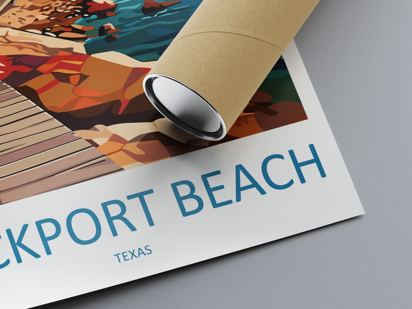 Rockport Beach Travel Print Wall Art Rockport Beach Wall Hanging Home Décor Rockport Beach Gift Art Lovers Texas Art Lover Gift Texas