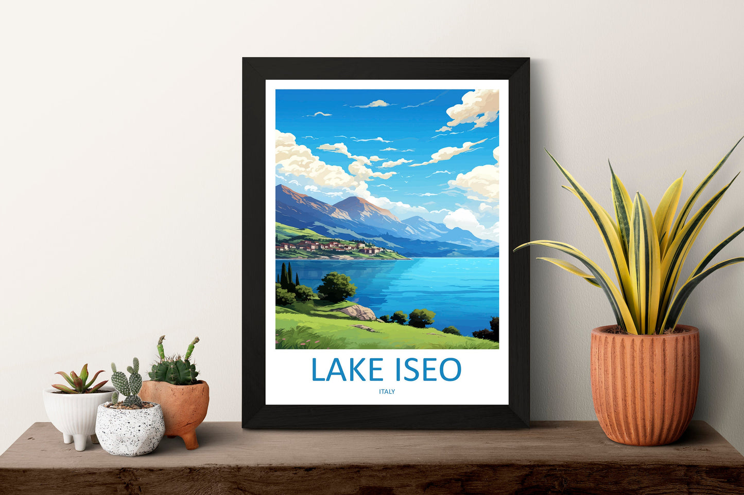 Lake Iseo Travel Print Wall Art Lake Iseo Italy Wall Hanging Home Decor Lake Iseo Gift Art Lovers Wall Art Print Lake Iseo Italy