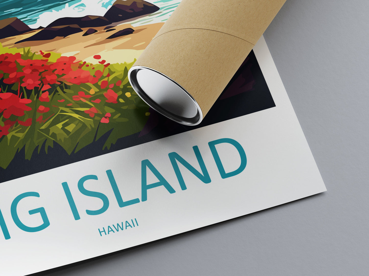Big Island Travel Print Wall Art Big Island Wall Hanging Home Décor Big Island Gift Art Lovers Hawaii Art Lover Gift Print Artwork