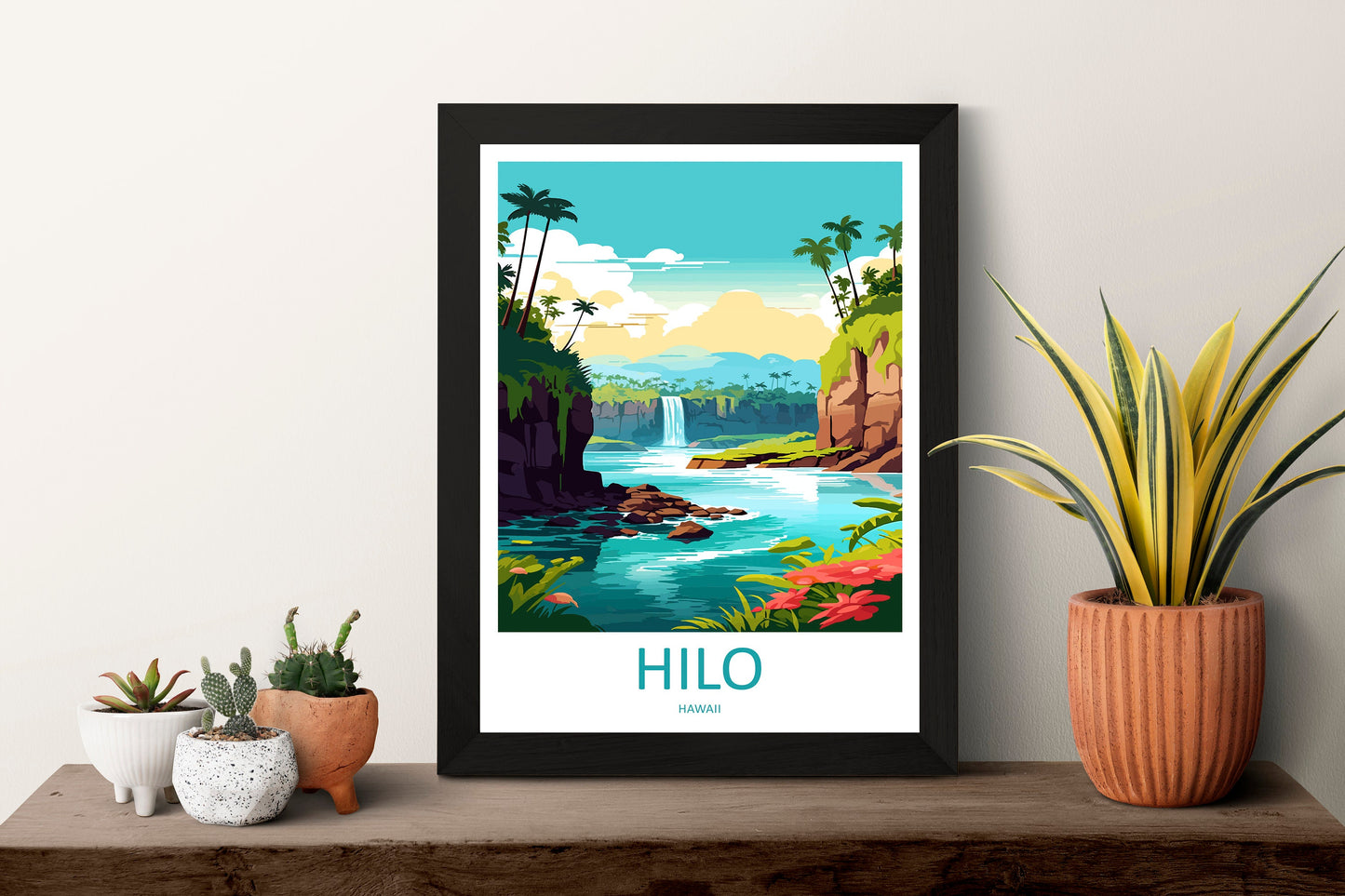 Hilo Travel Print Wall Art Hilo Wall Hanging Home Décor Hilo Gift Art Lovers Hawaii Art Lover Gift Print Artwork