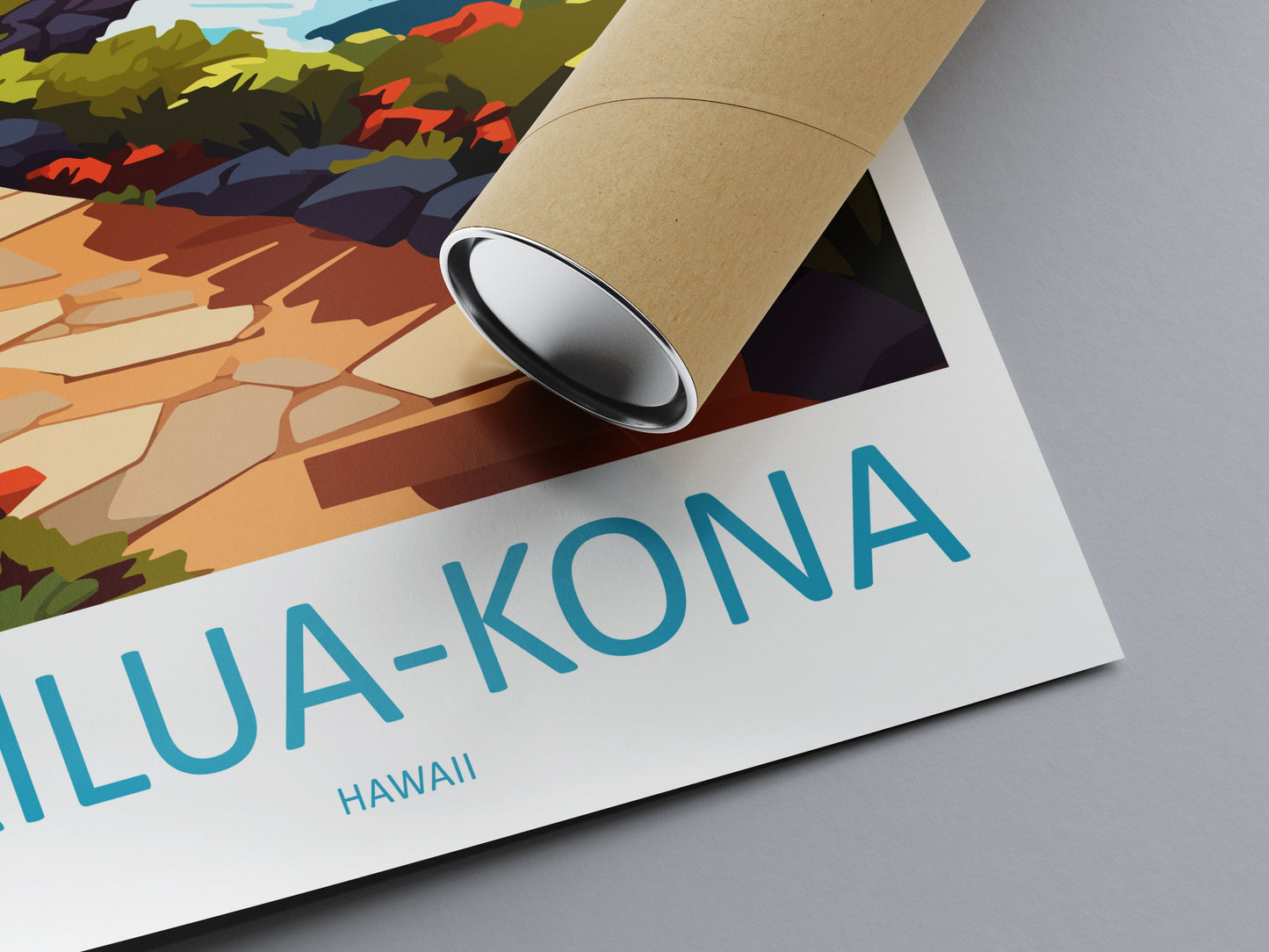 Kailua-Kona Travel Print Wall Art Kailua-Kona Wall Hanging Home Décor Kailua-Kona Gift Art Lovers Hawaii Art Lover Gift Print Artwork