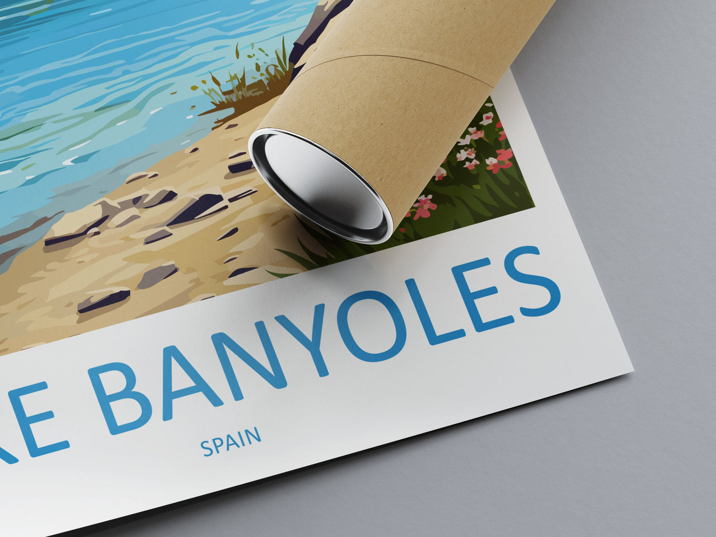 Lake Banyoles Travel Print Wall Art Lake Banyoles Wall Hanging Home Décor Lake Banyoles Gift Art Lovers Spain Art Lover Gift Ibiza Wall Déco