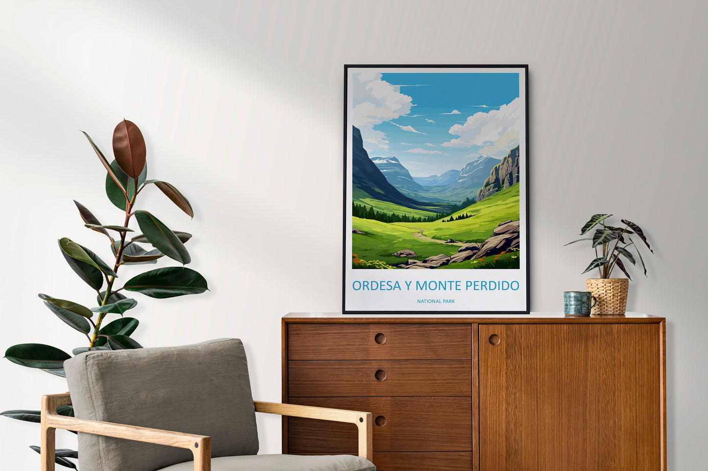 Ordesa Y Monte Perdido National Park Travel Print Wall Art Ordesa Y Monte Perdido Wall Hanging Home Décor Ordesa Y Monte Perdido Gift Art