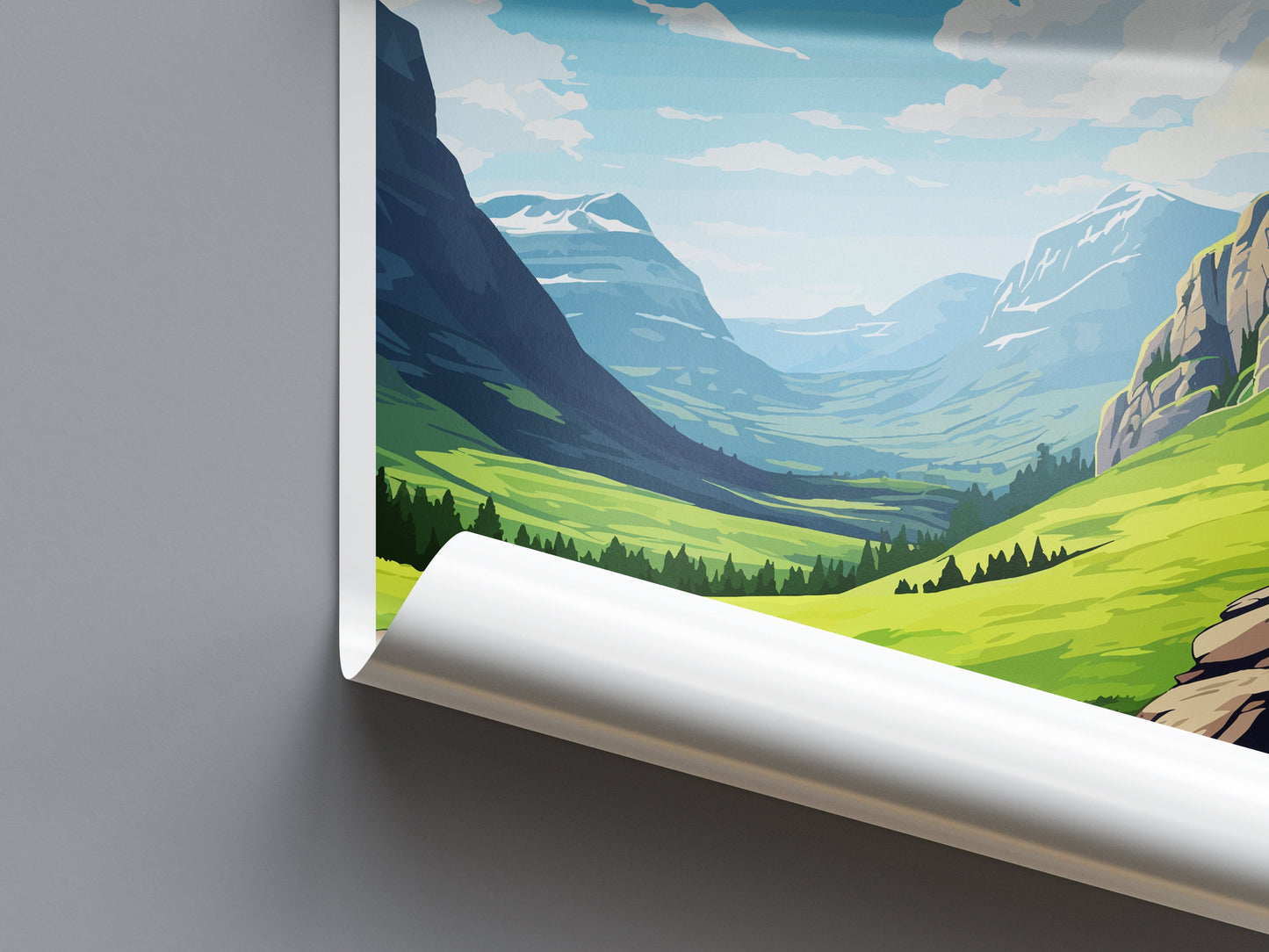 Ordesa Y Monte Perdido National Park Travel Print Wall Art Ordesa Y Monte Perdido Wall Hanging Home Décor Ordesa Y Monte Perdido Gift Art