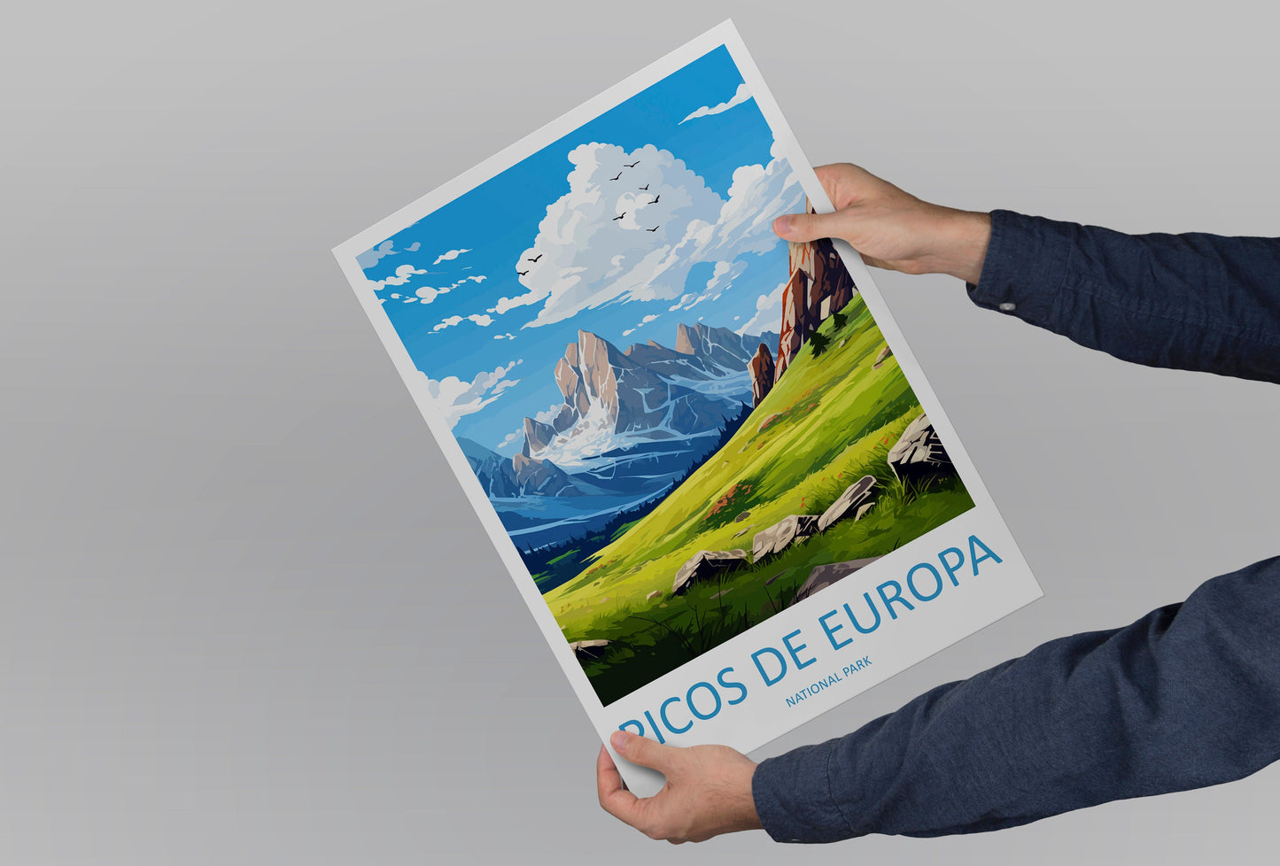 Picos De Europa National Park Travel Print Wall Art Picos De Europa National Park Wall Hanging Home Décor Picos De Europa Gift Art