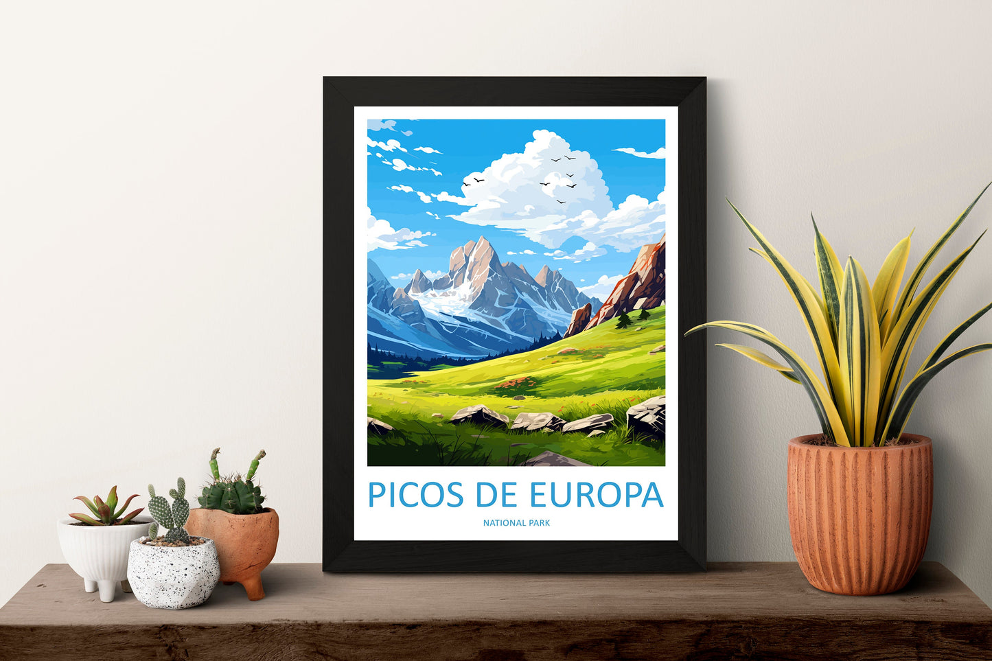 Picos De Europa National Park Travel Print Wall Art Picos De Europa National Park Wall Hanging Home Décor Picos De Europa Gift Art