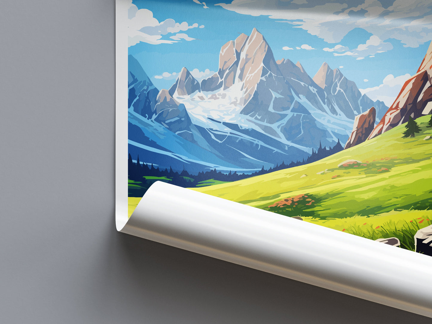 Picos De Europa National Park Travel Print Wall Art Picos De Europa National Park Wall Hanging Home Décor Picos De Europa Gift Art