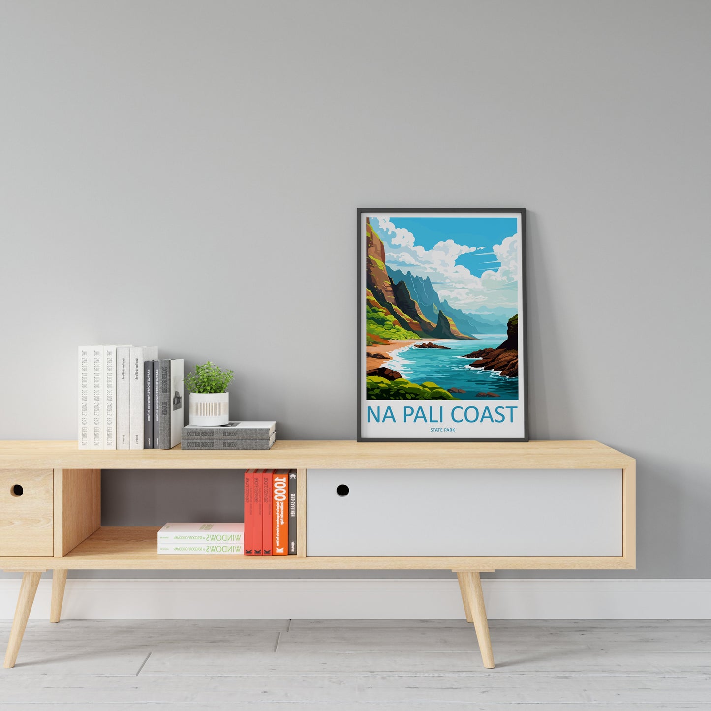 Napali Coast Travel Print Wall Art Napali Coast Wall Hanging Home Décor Napali Coast Gift Art Lovers Hawaii Art Lover Gift Print Artwork