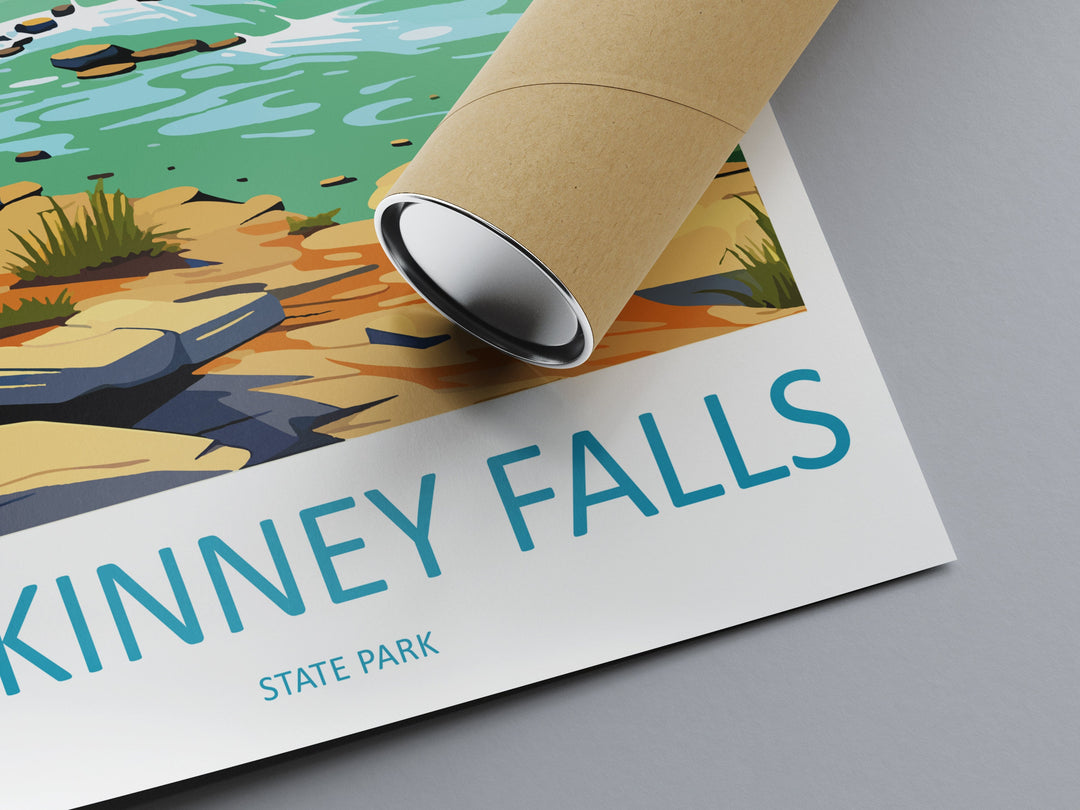 Mckinney Falls State Park Travel Print Wall Art Mckinney Falls Wall Hanging Home Décor Mckinney Falls Gift Art Lovers Texas Art Lover