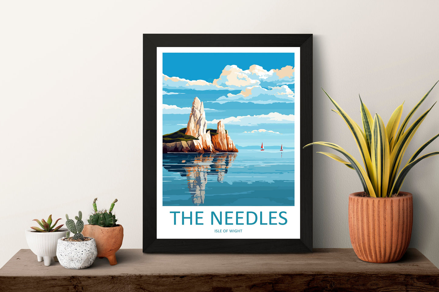 The Needles Travel Print Wall Art The Needles Wall Hanging Home Décor The Needles Gift Art Lovers England Art Lover Gift Print Artwork