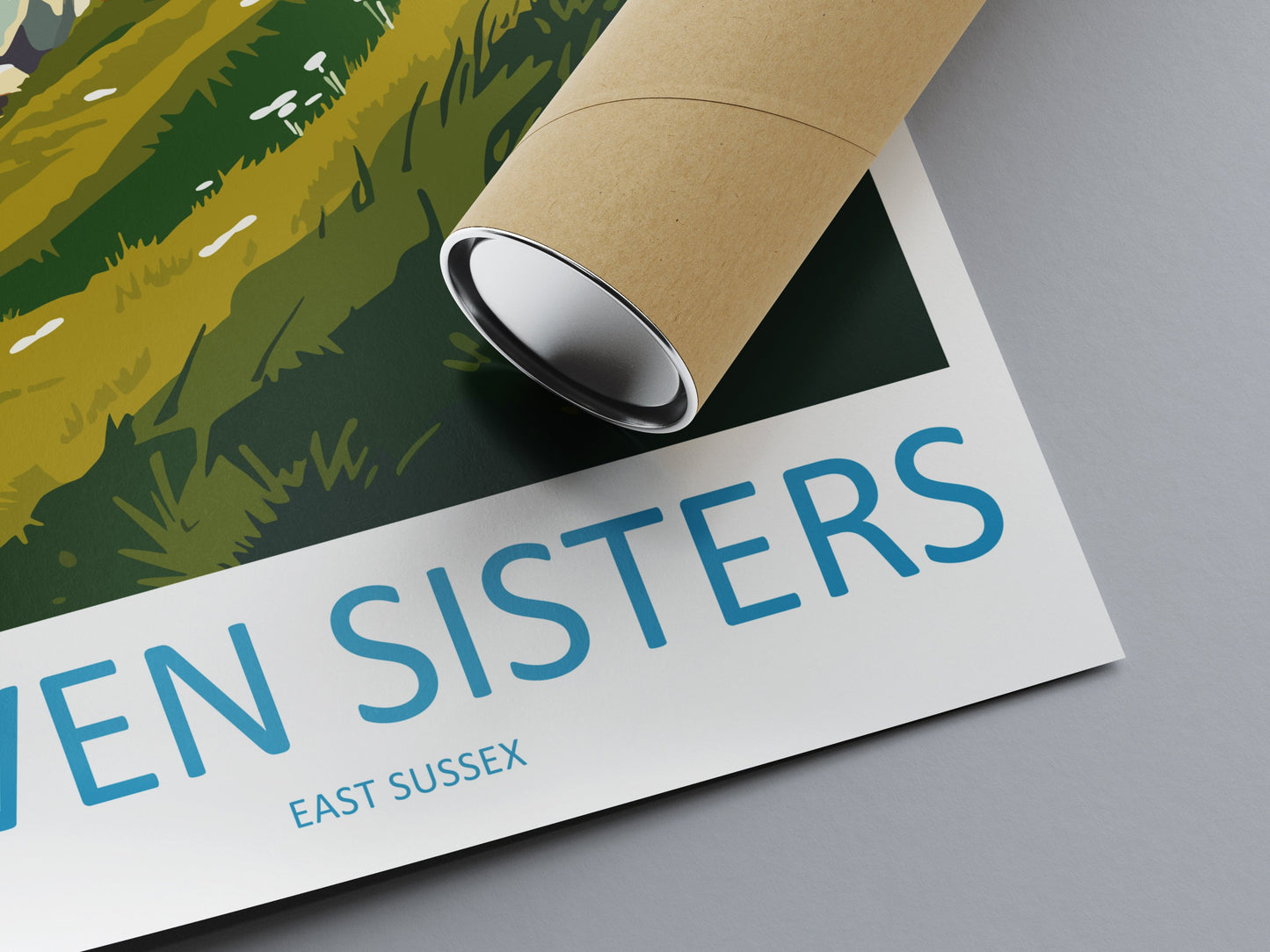Seven Sisters Travel Print Wall Art Seven Sisters Wall Hanging Home Décor Seven Sisters Gift Art Lover Gift Print Sussex Travel Print
