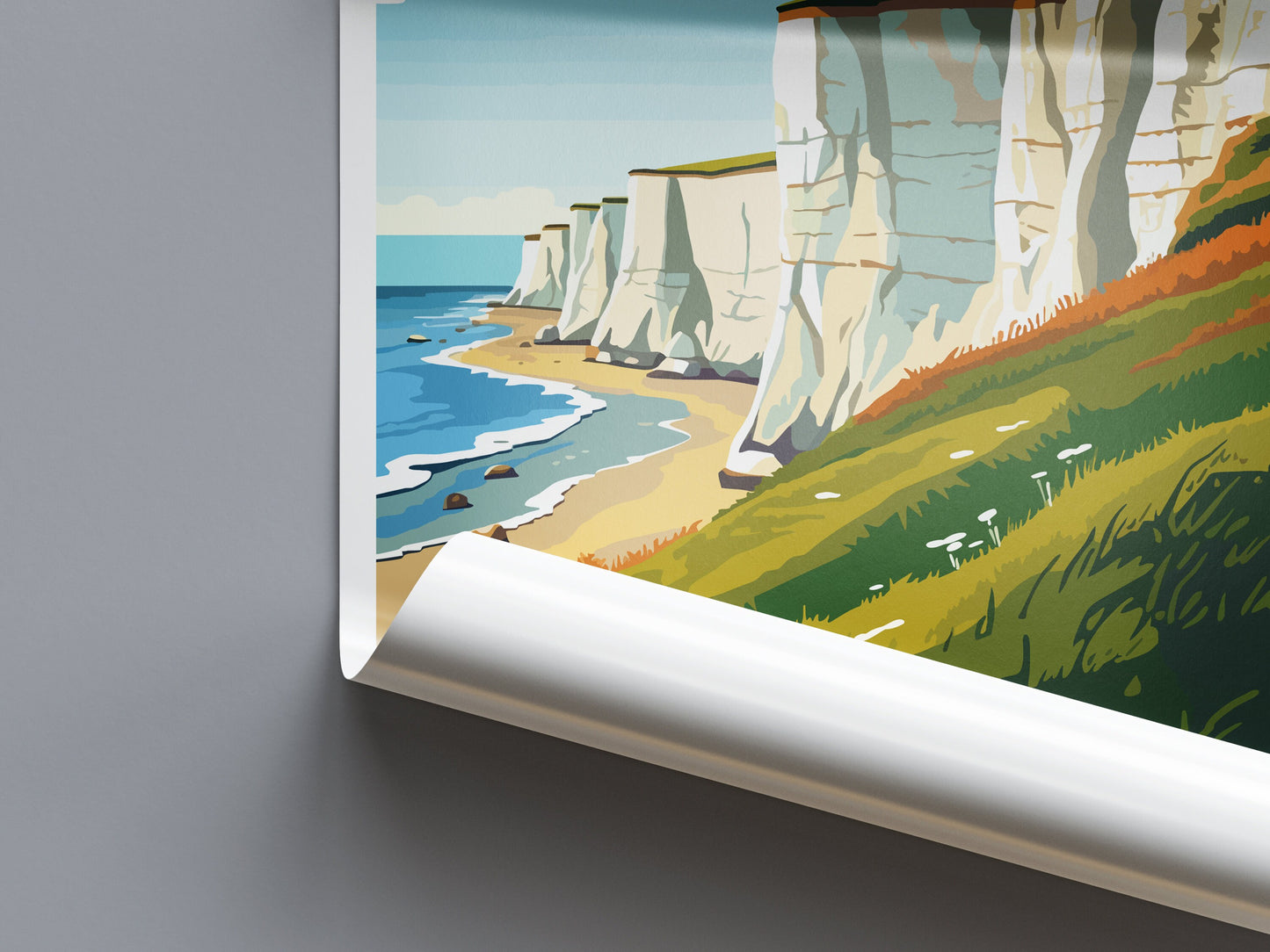 Seven Sisters Travel Print Wall Art Seven Sisters Wall Hanging Home Décor Seven Sisters Gift Art Lover Gift Print Sussex Travel Print