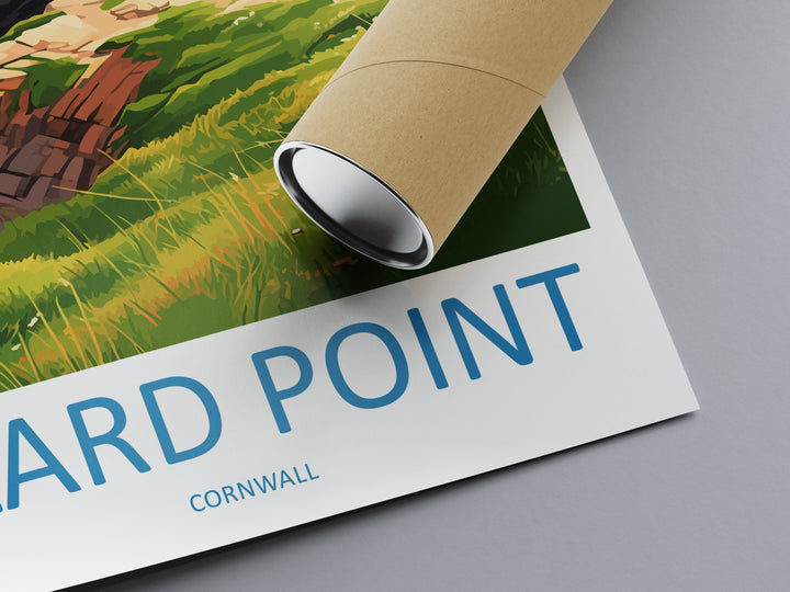 Lizard Point Travel Print Wall Art Lizard Point Wall Hanging Home Décor Lizard Point Gift Art Lovers England Art Lover Gift Lizard Point Art