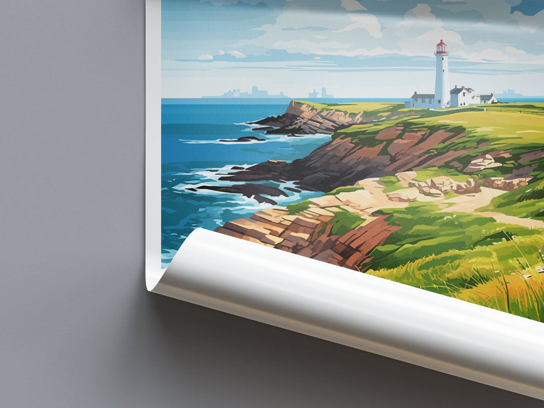 Lizard Point Travel Print Wall Art Lizard Point Wall Hanging Home Décor Lizard Point Gift Art Lovers England Art Lover Gift Lizard Point Art