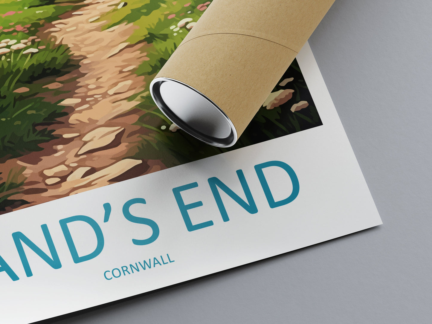 Lands End Travel Print Wall Art Lands End Wall Hanging Home Décor Lands End Gift Art Lovers Cornwall Art Lover Gift Lands End Art Poster