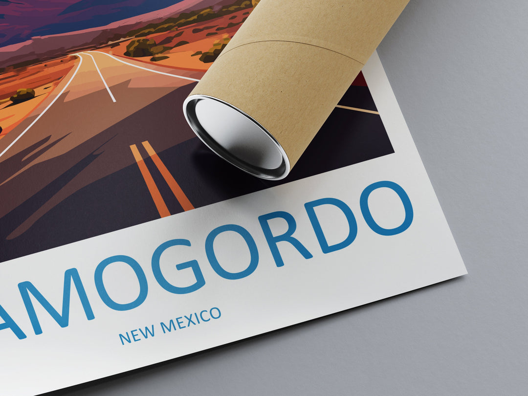 Alamogordo, New Mexico Travel Print Wall Art Alamogordo Wall Hanging Home Décor Alamogordo Gift Art Lovers New Mexico Art Lover Gift Decor