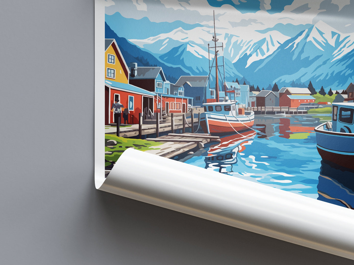 Valdez Travel Print Wall Art Valdez Wall Hanging Home Décor Valdez Gift Art Lovers Alaska Art Lover Gift Valdez Artwork Poster