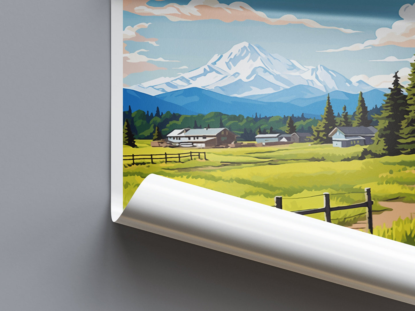 Palmer Travel Print Wall Art Palmer Wall Hanging Home Décor Palmer Gift Art Lovers Alaska Art Lover Gift Palmer Wall Art