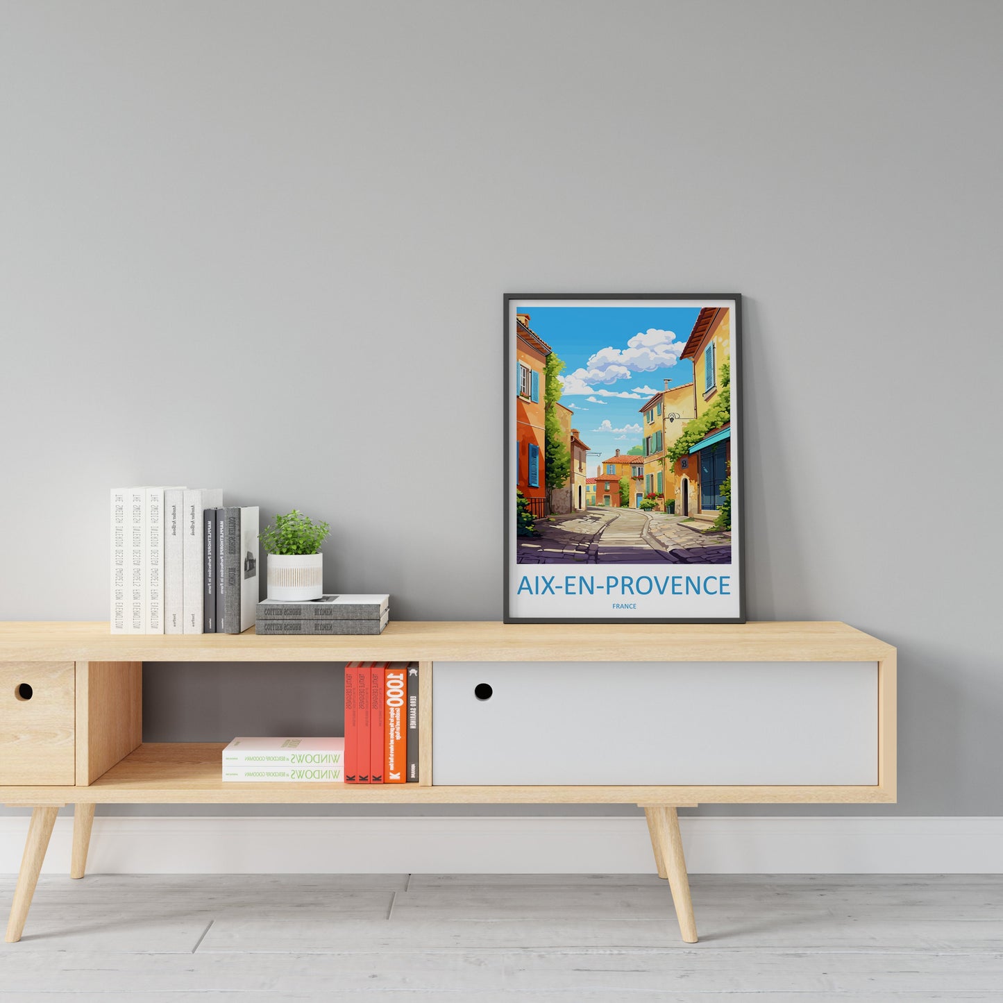 Aix En Provence Travel Print Wall Art Aix En Provence Wall Hanging Home Décor Aix En Provence Gift Art Lovers France Art Lover Gift