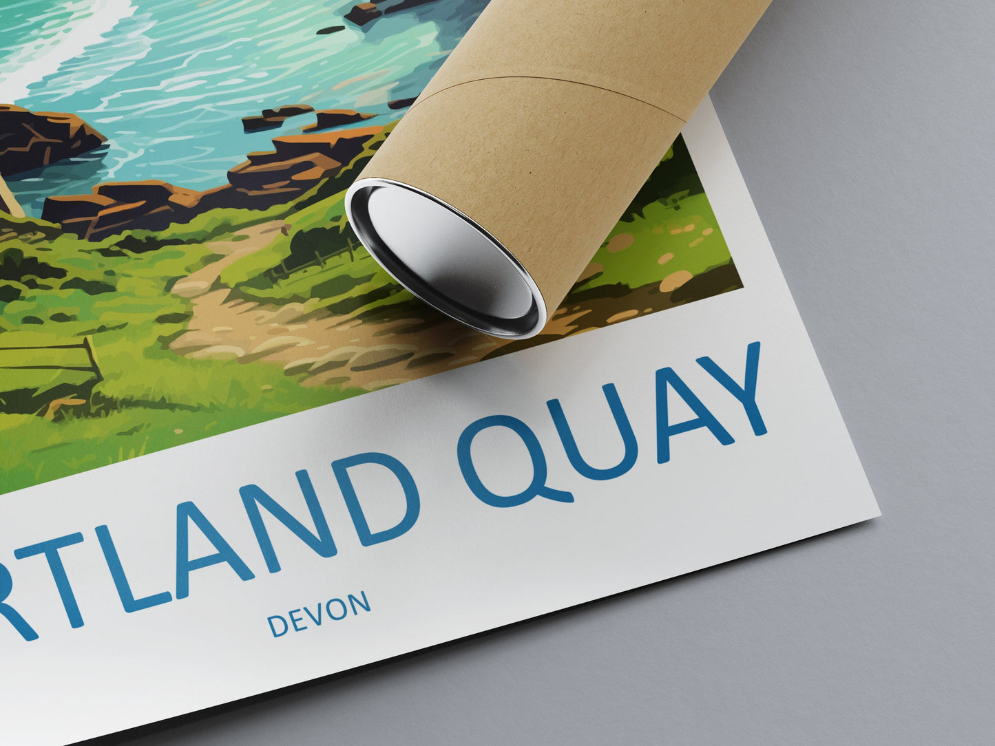 Hartland Quay Travel Print Wall Art Hartland Quay Wall Hanging Home Decor Hartland Quay Gift Art Lovers Wall Art Devon Travel Art
