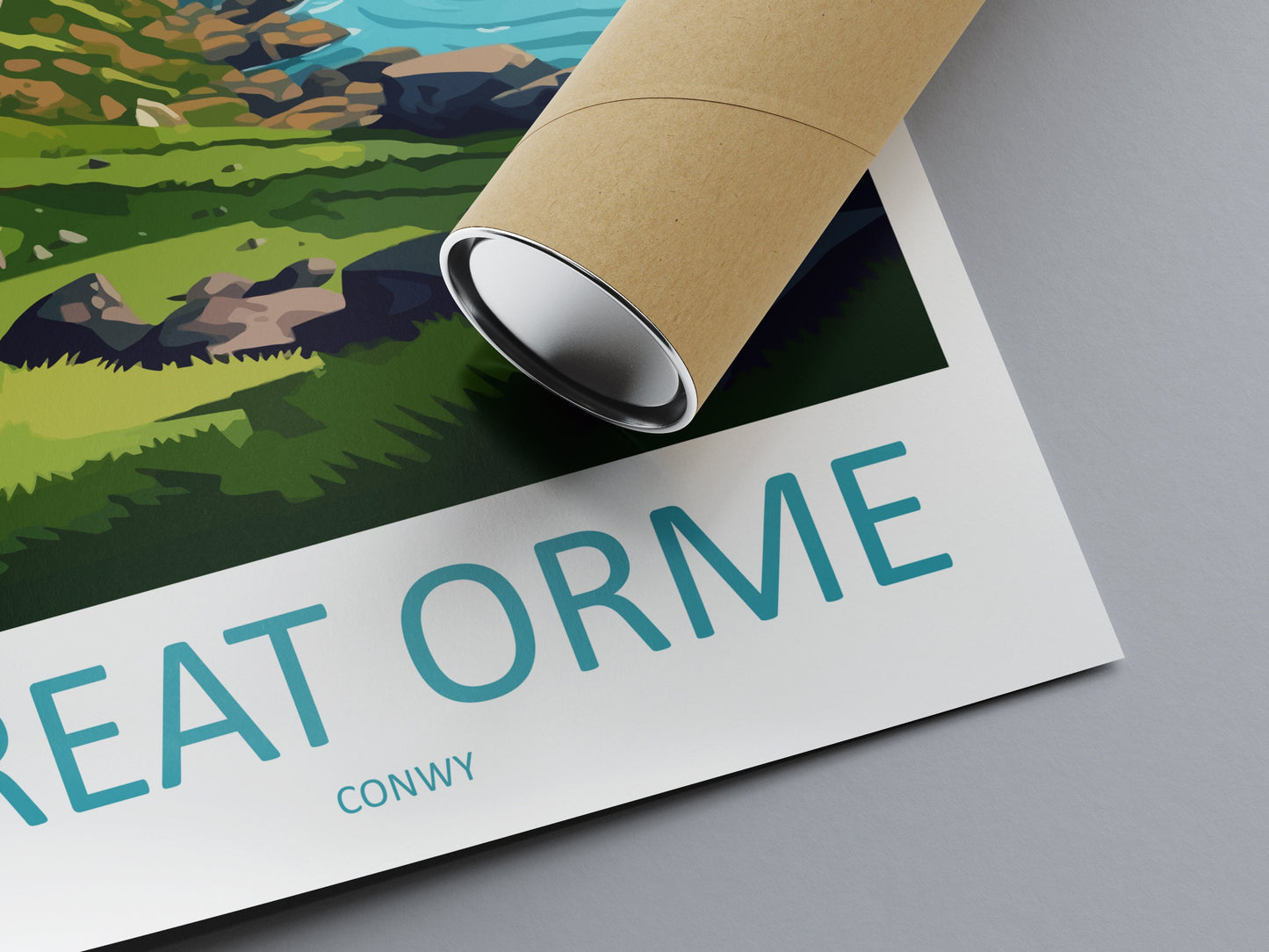 Great Orme Travel Print Wall Art Great Orme Wall Hanging Home Decor Great Orme Gift Art Lovers Wall Art Conwy Travel Art