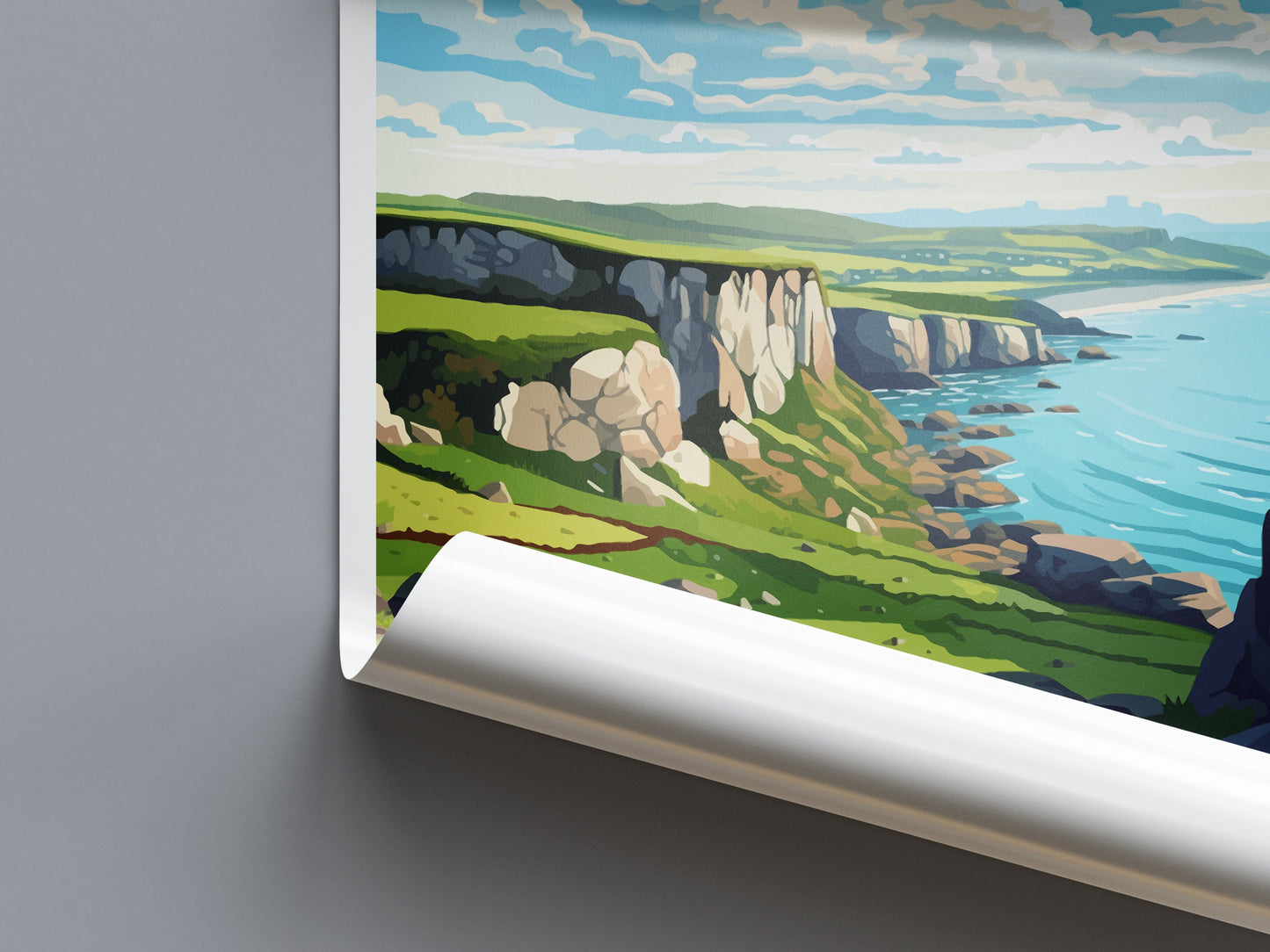 Great Orme Travel Print Wall Art Great Orme Wall Hanging Home Decor Great Orme Gift Art Lovers Wall Art Conwy Travel Art