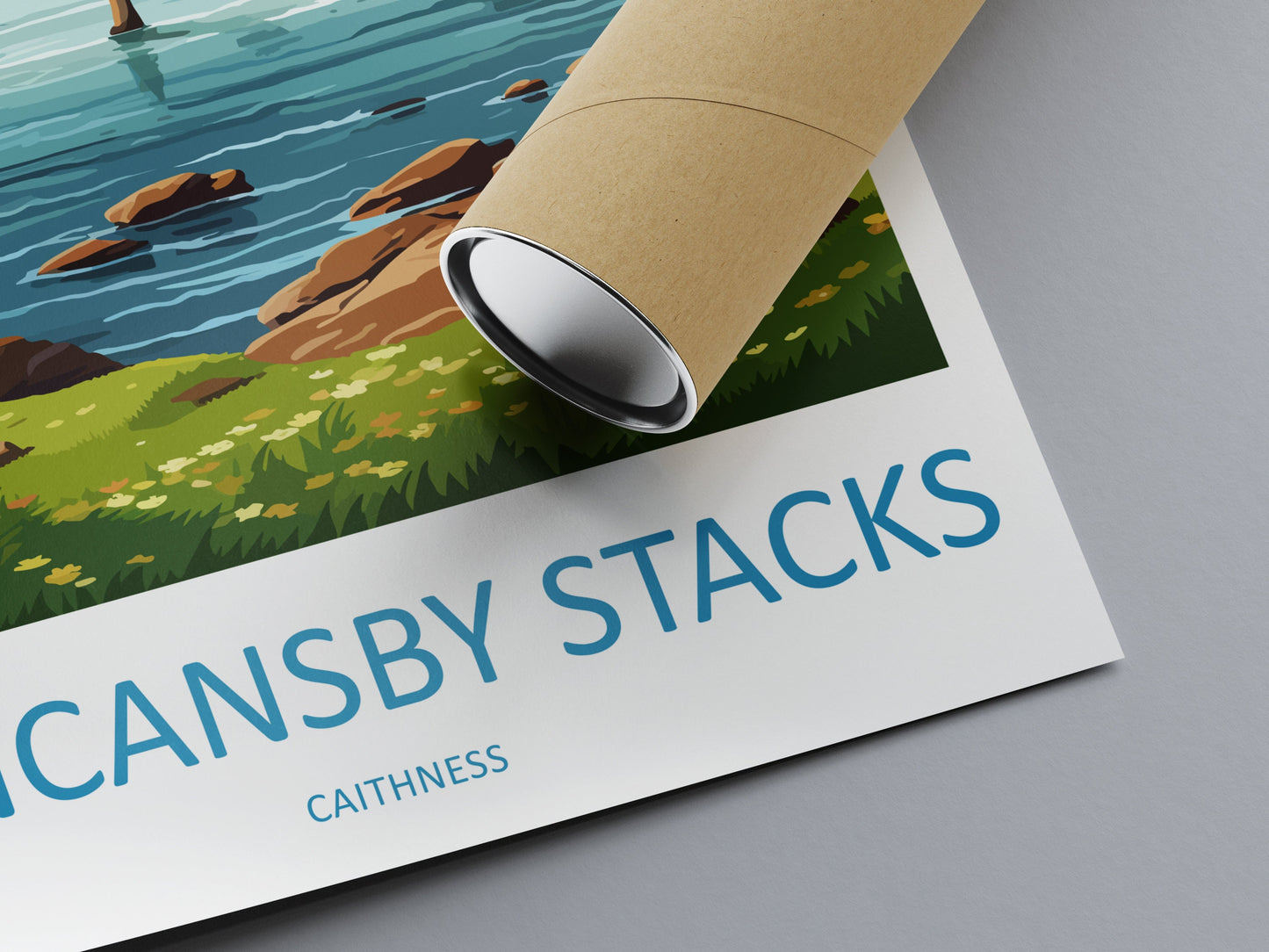 Duncansby Stacks Print Duncansby Stacks Home Decor Landscape Art Print Duncansby Stacks Wall Art for Scotland Enthusiast Gift Wall Hanging