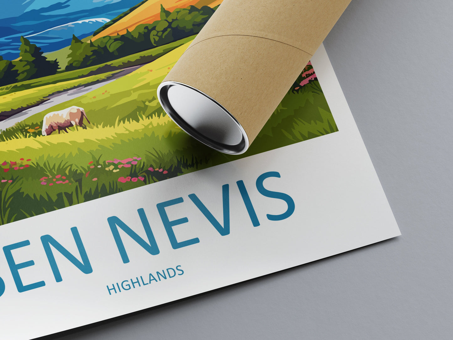 Ben Nevis Travel Print Wall Art Ben Nevis Wall Hanging Home Décor Ben Nevis Gift Art Lovers Scotland Art Lover Gift Ben Nevis Travel Artwork