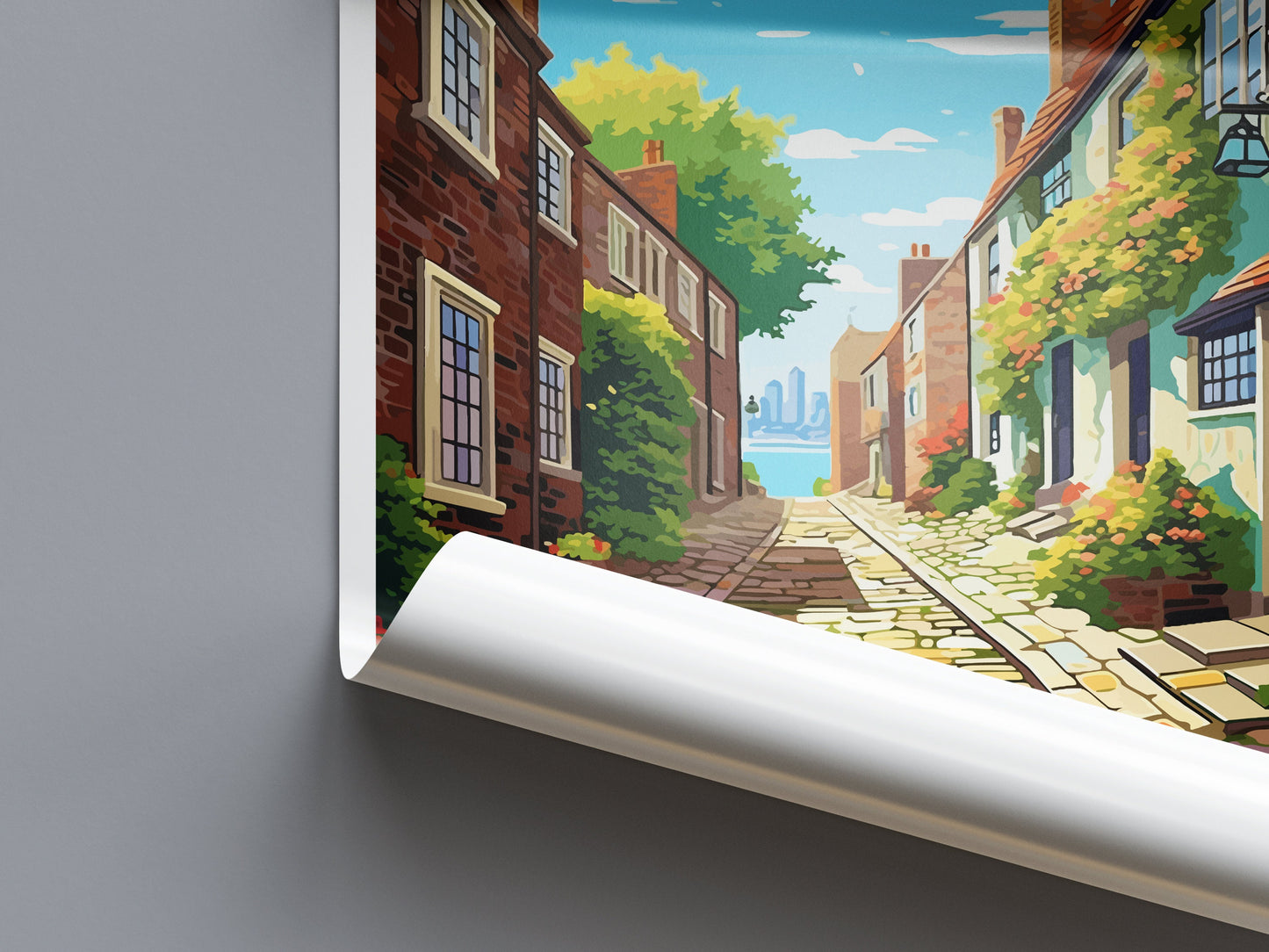 Rye Travel Print Wall Art Rye Wall Hanging Home Décor Rye Gift Art Lovers England Art Lover Gift Rye Wall Art Poster