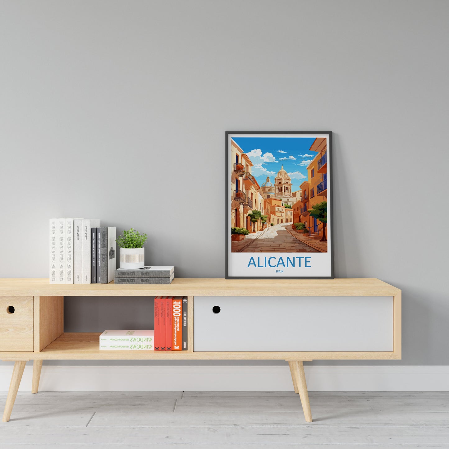 Alicante Travel Print Wall Art Alicante Wall Hanging Home Décor Alicante Gift Art Lovers Spain Art Gift Alicante Travel Poster art