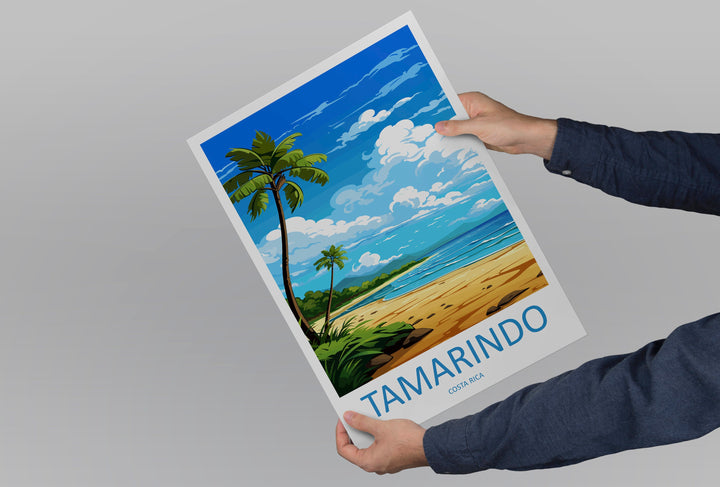 Tamarindo Travel Print Wall Art Tamarindo Wall Hanging Home Décor Tamarindo Gift Art Lovers Wall Art Costa Rica Wall Art