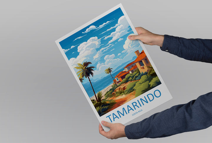 Tamarindo Travel Print Wall Art Tamarindo Wall Hanging Home Décor Tamarindo Gift Art Lovers Wall Art Costa Rica Wall Art