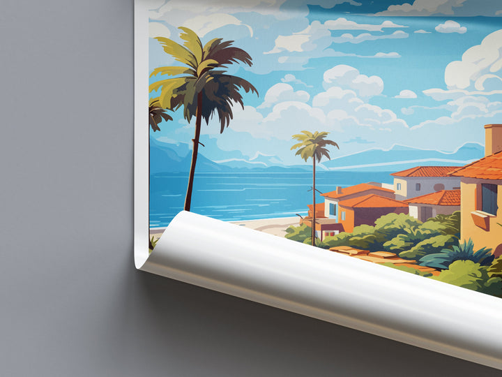 Tamarindo Travel Print Wall Art Tamarindo Wall Hanging Home Décor Tamarindo Gift Art Lovers Wall Art Costa Rica Wall Art