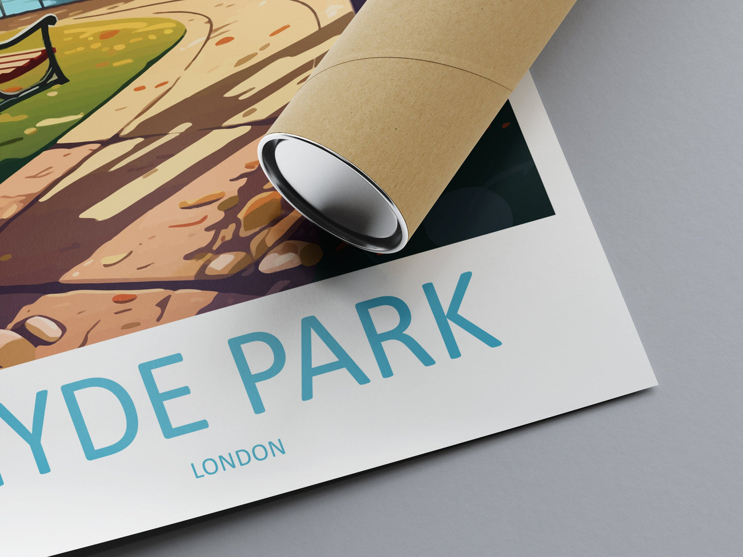 Hyde Park Travel Print Wall Art Hyde Park Wall Hanging Home Décor Hyde Park Gift Art Lovers London England Art Lover Gift