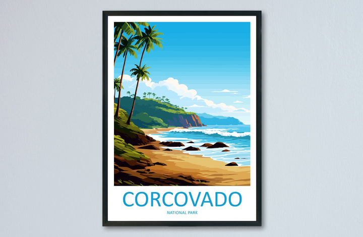 Corcovado National Park Travel Print Wall Art Corcovado Park Wall Hanging Home Décor Corcovado National Park Gift Art Costa Rica