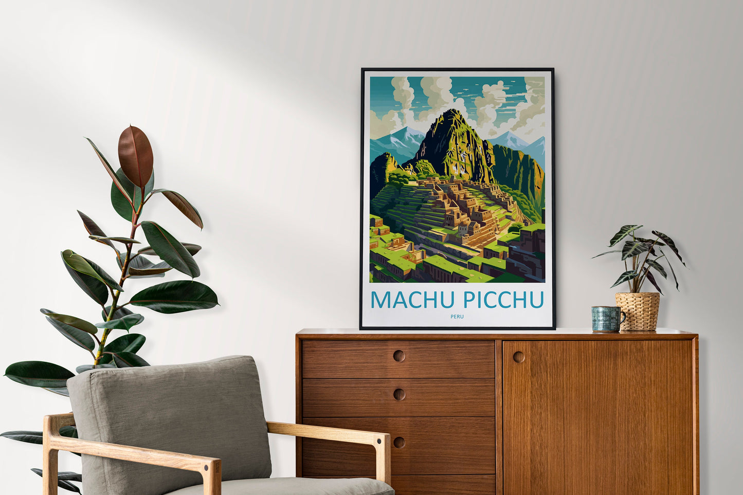Machu Picchu Travel Print Wall Art Machu Picchu Wall Hanging Home Décor Machu Picchu Gift Art Lovers Peru Art Lover Gift Peru