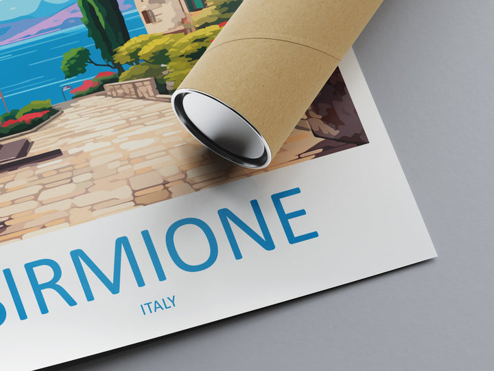 Sirmione Travel Print Wall Art Sirmione Italy Wall Hanging Home Decor Sirmione Gift Art Lovers Wall Art Print Sirmione Italy