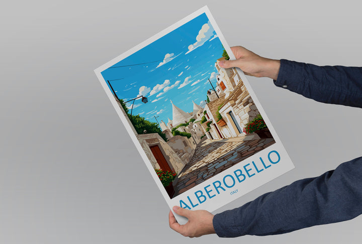 Alberobello Travel Print Wall Art Alberobello Italy Wall Hanging Home Decor Alberobello Gift Art Lovers Wall Art Print Alberobello Italy
