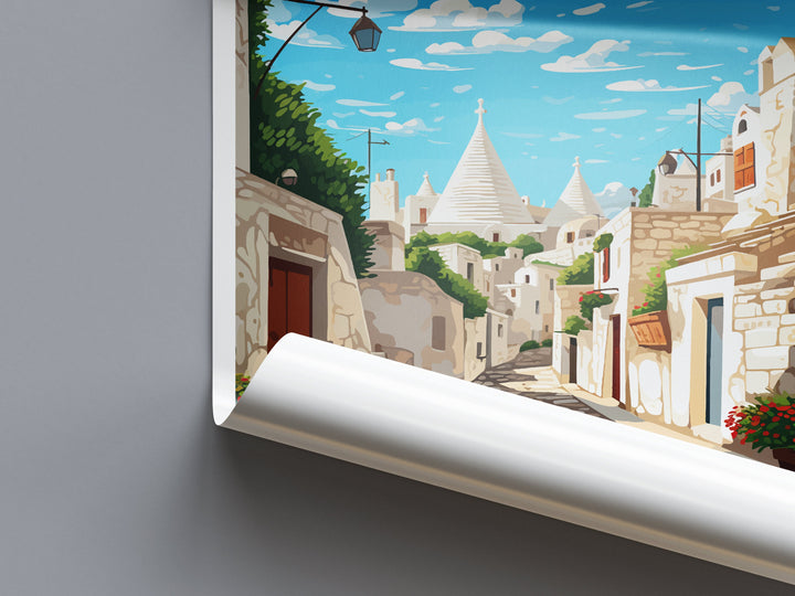 Alberobello Travel Print Wall Art Alberobello Italy Wall Hanging Home Decor Alberobello Gift Art Lovers Wall Art Print Alberobello Italy