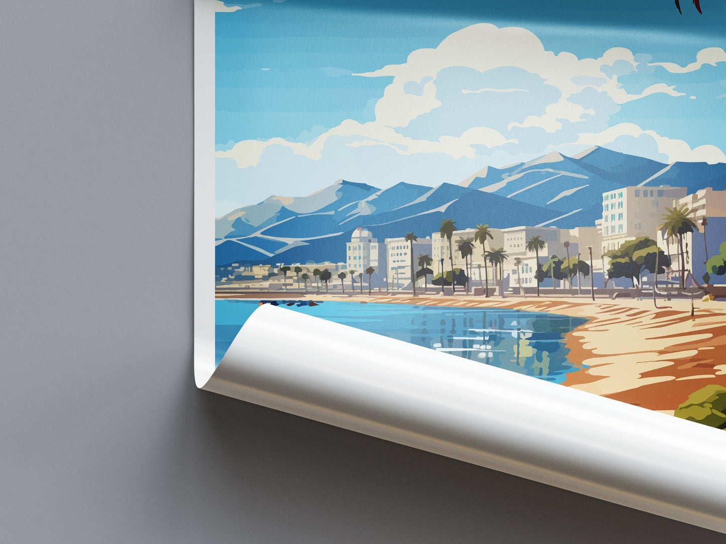 Agadir Travel Print Wall Art Agadir Wall Hanging Home Décor Agadir Gift Art Lovers Morocco Art Lover Gift Wall Art Morocco Art Decor
