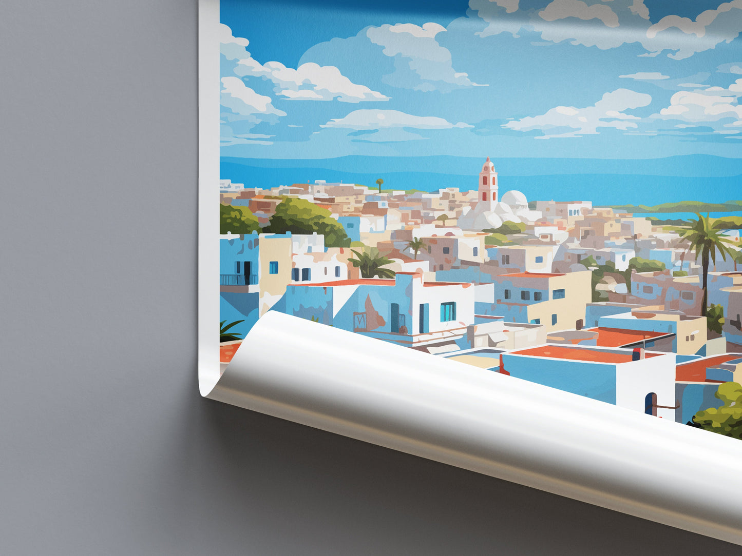 Rabat Travel Print Wall Art Rabat Wall Hanging Home Décor Rabat Gift Art Lovers Morocco Art Lover Gift Wall Art Morocco Art