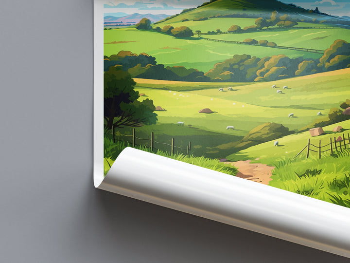 Duncryne Hill Travel Print Wall Art Duncryne Hill Wall Hanging Home Décor Duncryne Hill Gift Art Lovers Stirling Art Lover Gift