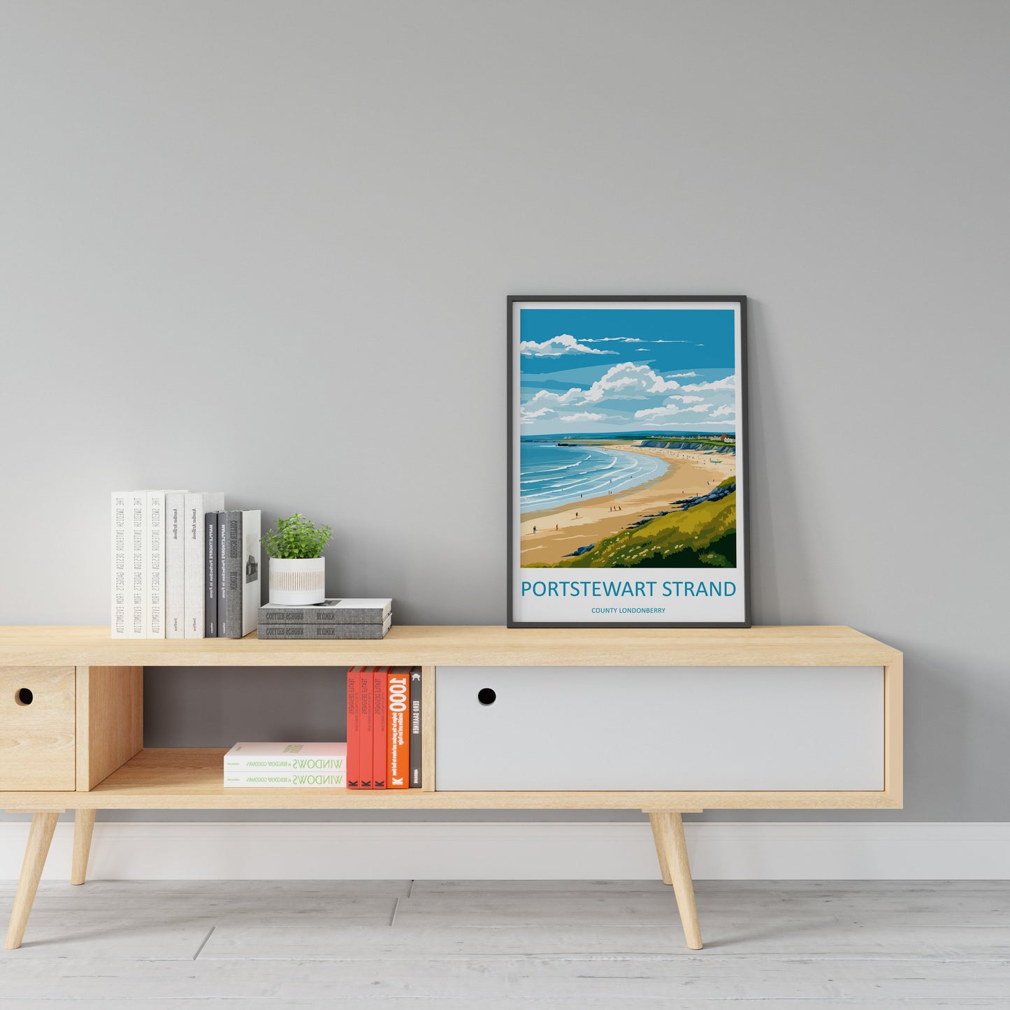 Portstewart Strand Print Portstewart Strand Home Decor Landscape Art Print Portstewart Strand Wall Art for Ireland Enthusiast Gift